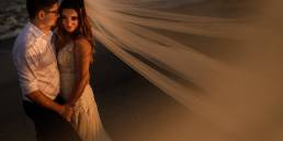 Voal lung mireasa sedinta foto trash the dress