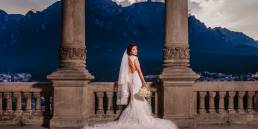 Rochia de mireasa nunta Castel Cantacuzino