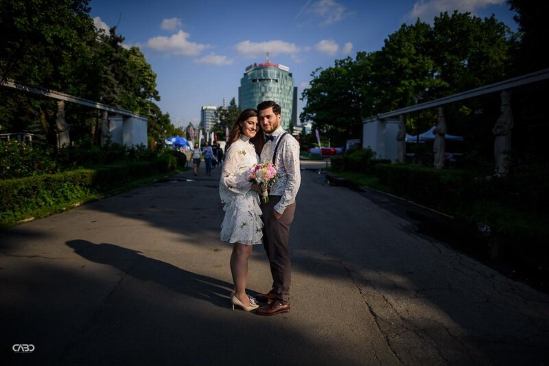 Sedinta foto parcul Herastrau cununie Gratiana si Marius