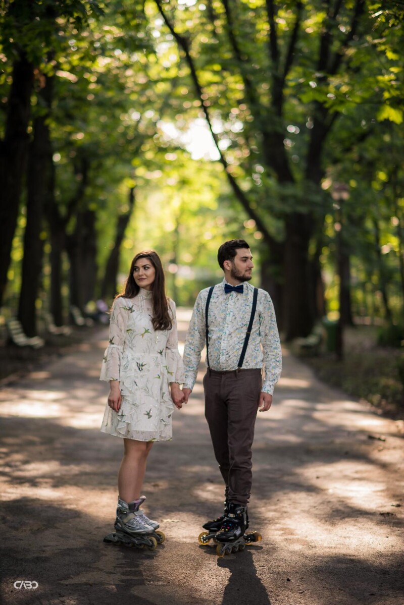 Sedinta foto parcul Herastrau cununie Gratiana si Marius