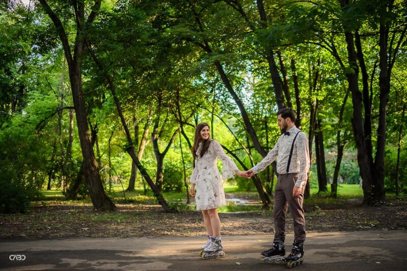 Sedinta foto parcul Herastrau cununie Gratiana si Marius