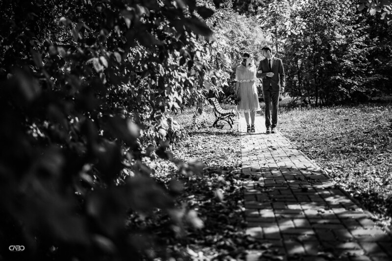 Sedinta foto gradina botanica cununie Elvira si George