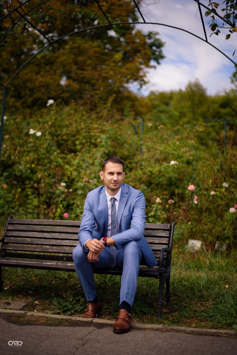 Sedinta foto gradina botanica cununie Elvira si George