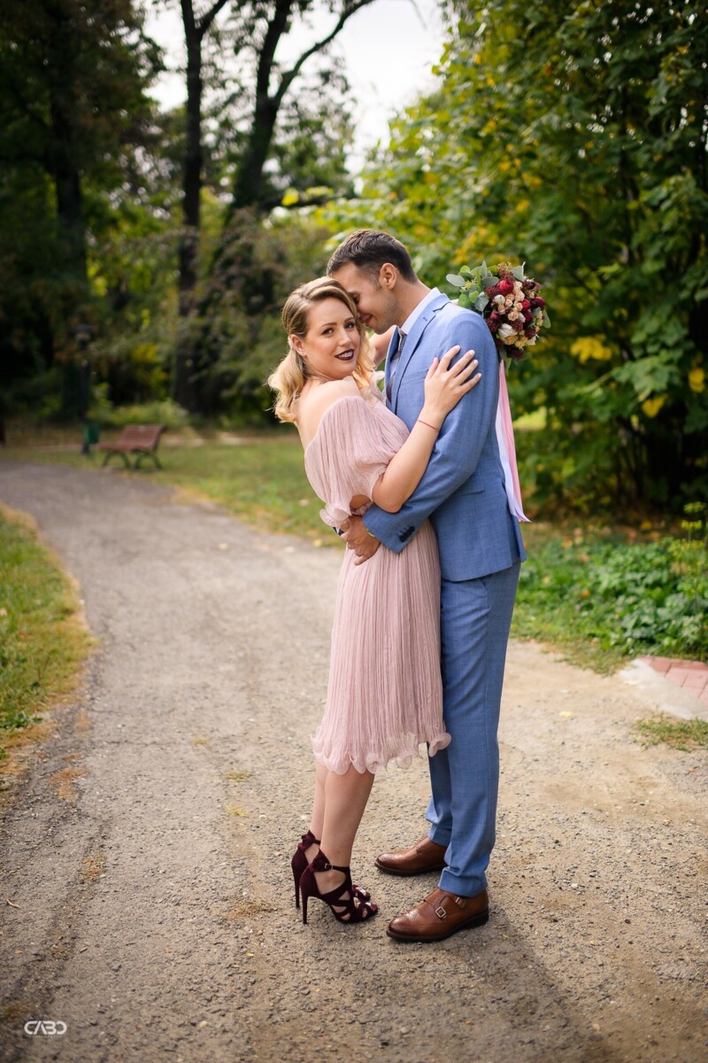 Sedinta foto gradina botanica cununie Elvira si George