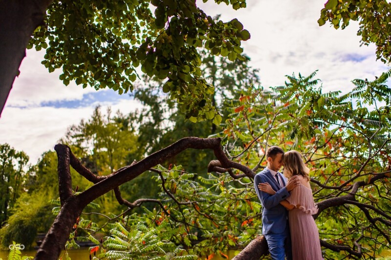 Sedinta foto gradina botanica cununie Elvira si George