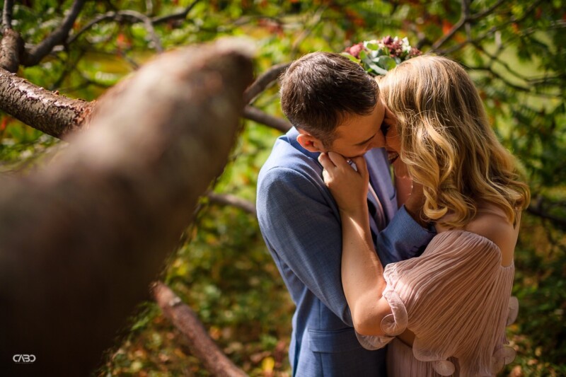 Sedinta foto gradina botanica cununie Elvira si George