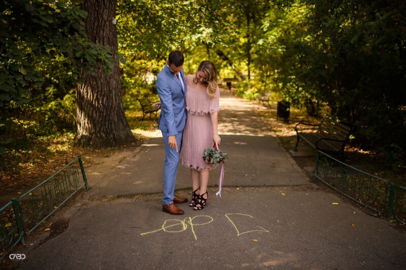 Sedinta foto gradina botanica cununie Elvira si George