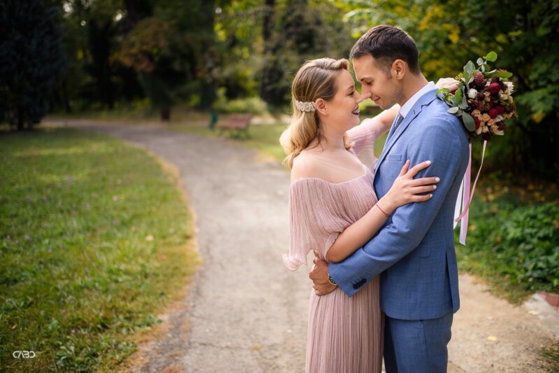 Sedinta foto gradina botanica cununie Elvira si George