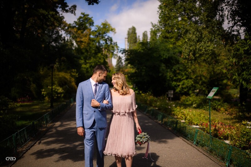 Sedinta foto gradina botanica cununie Elvira si George