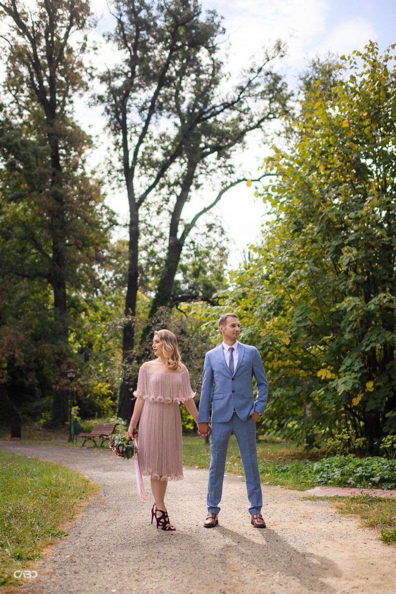 Sedinta foto gradina botanica cununie Elvira si George