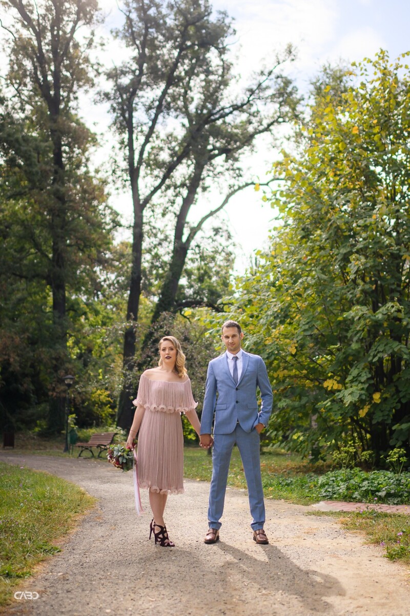 Sedinta foto gradina botanica cununie Elvira si George