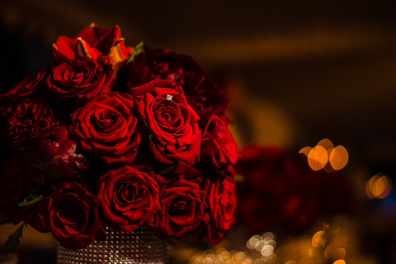 Buchet nunta trandafiri rosii